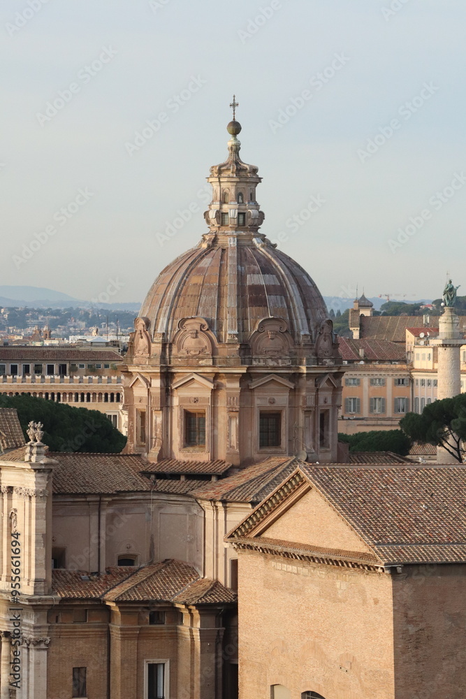 Naklejka premium saint peter basilica city