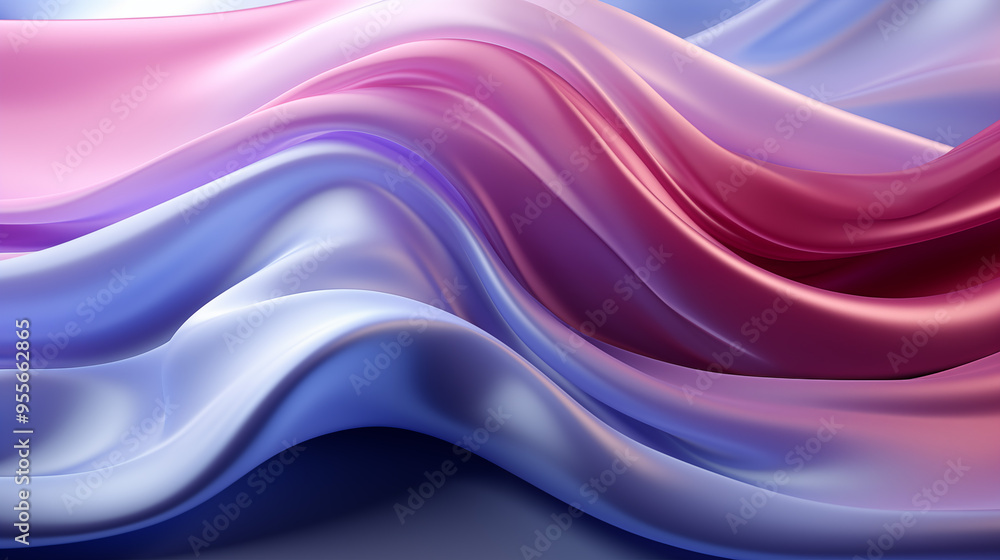 Swirling wavy fluid surface of vibrant colorful waves on a smooth background resembling liquid . Swirling wavy fluid surface of vibrant colorful waves on a smooth background resembling liquid .