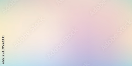 Abstract cirrus clouds. Light blue, pink color vector banner. Pastel gradient sky pattern. Blurred light fuzz colorful gradient background
