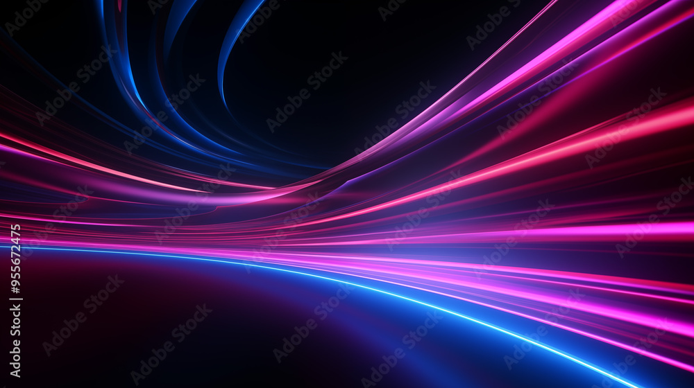 Neon lines forming abstract spirals on a glowing background, creating a dynamic and futuristic visual design. Neon lines forming abstract spirals on a glowing background, creating a dynamic and futuristic visual design.