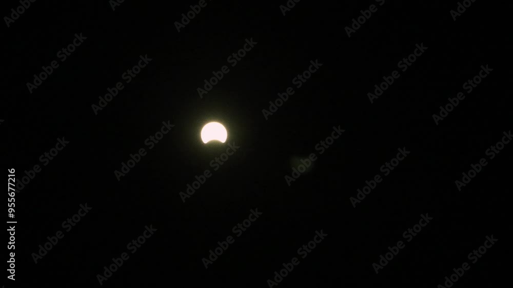 The sun during a solar eclipse The sun during a solar eclipse
