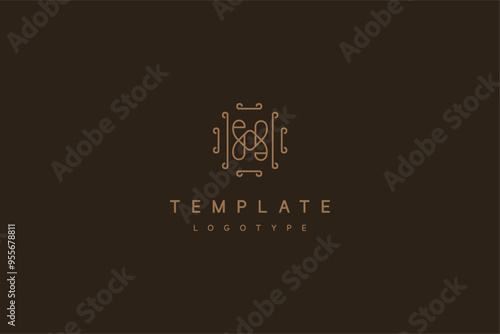 Vintage abstract template logo design solution