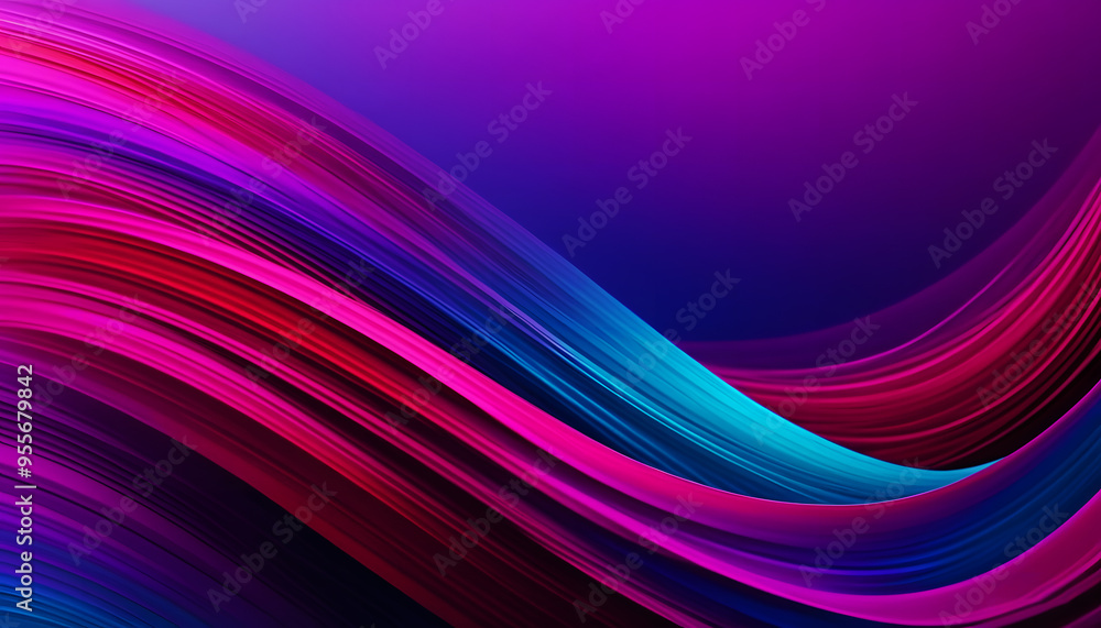 Magenta Tones Background: Abstract Flowing Waves Magenta Tones Background: Abstract Flowing Waves