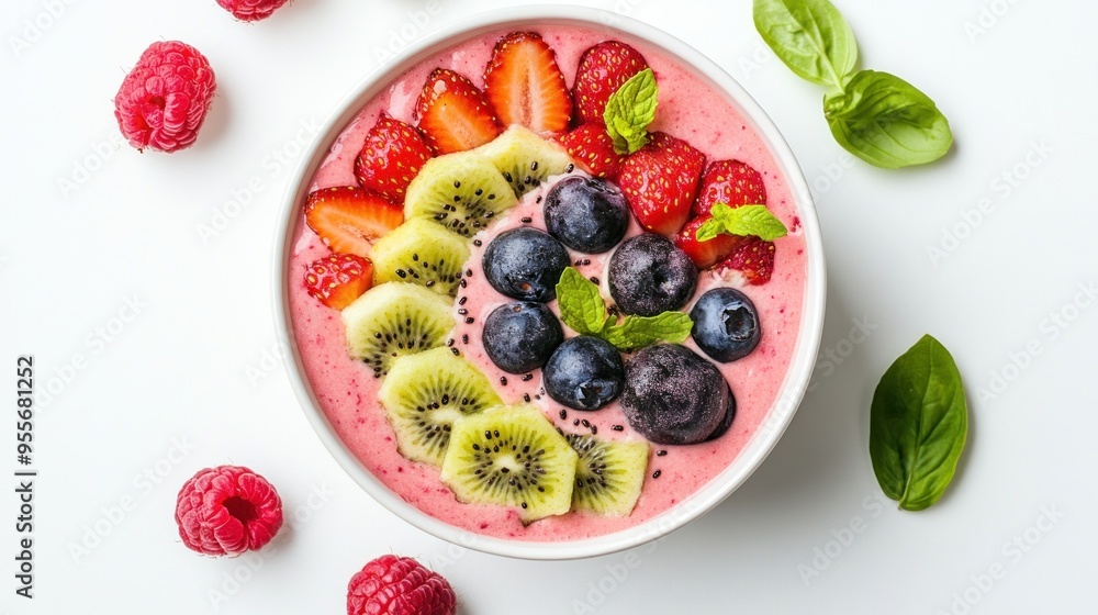 Delicious and Healthy Smoothie Bowl Delicious and Healthy Smoothie Bowl