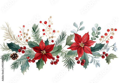 Weihnachtliche Umrandung, made by AI