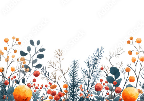 Weihnachtliche Umrandung, made by AI