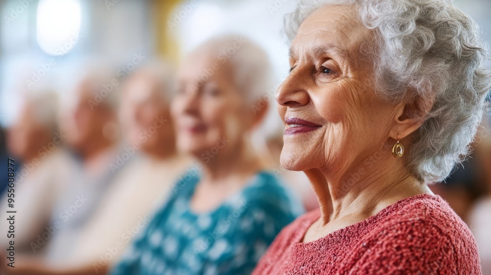 Group of seniors attending a salsa dancing class, energetic and fun, promoting active aging Group of seniors attending a salsa dancing class, energetic and fun, promoting active aging