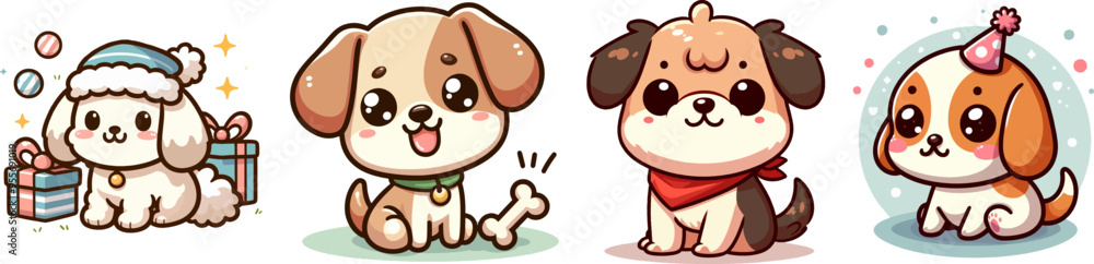 cute cartoon vector dog cute cartoon vector dog