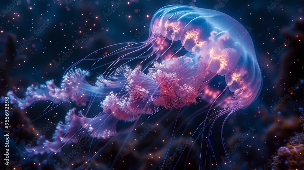 jellyfish in the water jellyfish in the water