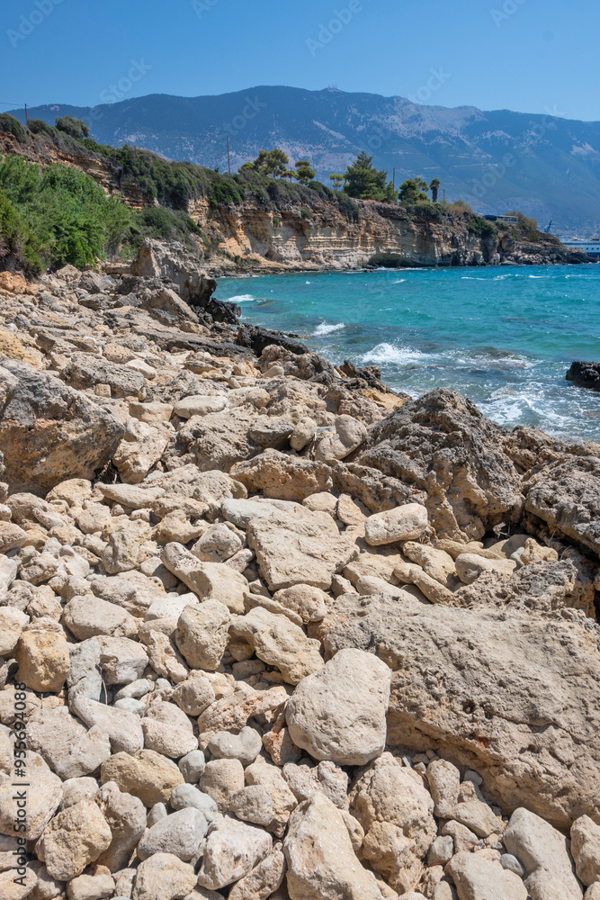 Amazing view of Pessada Beach, Cephalonia, Greece Amazing view of Pessada Beach, Cephalonia, Greece