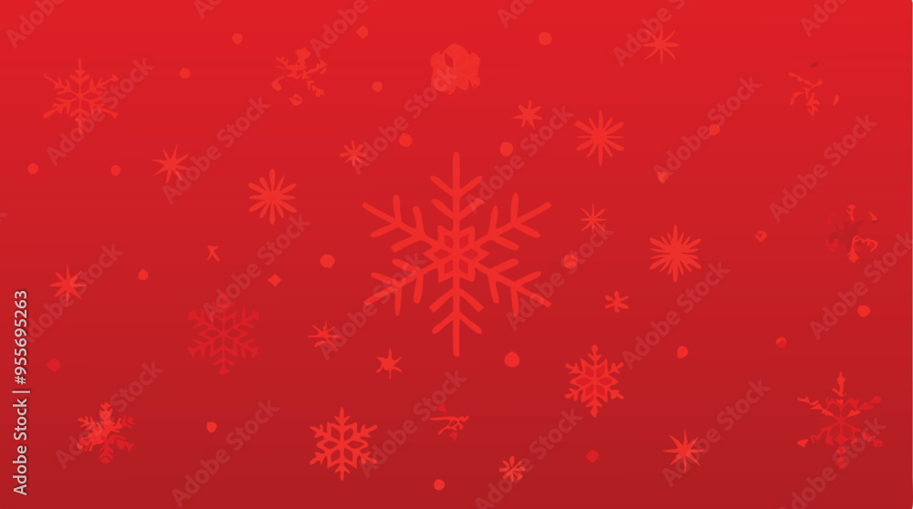 Christmas Red Background with Snowflakes, Festive Red Gradient Design with Delicate Texture, Christmas Decorative Style, Perfect for Holiday Themes, High-Resolution Flat Design, Seasonal Atmosphere Christmas Red Background with Snowflakes, Festive Red Gradient Design with Delicate Texture, Christmas Decorative Style, Perfect for Holiday Themes, High-Resolution Flat Design, Seasonal Atmosphere