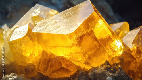 Detailed orthoclase crystal...
