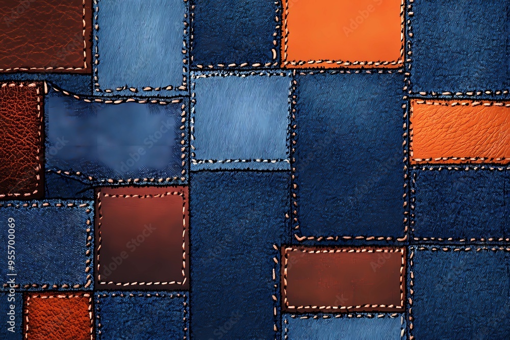 Fototapeta premium denim texture background ideal for fashion, textile, and design projects.
