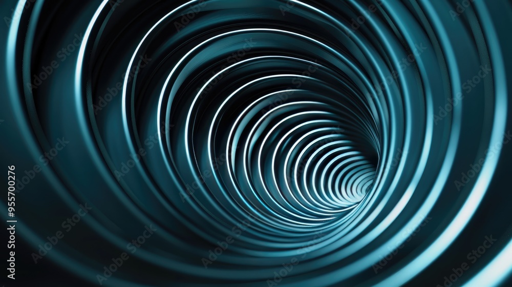 Layered circles forming a hypnotic spiral effect Layered circles forming a hypnotic spiral effect