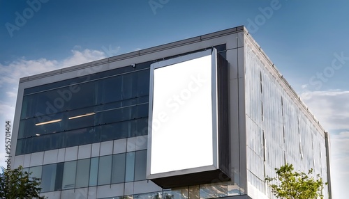 Wallpaper Mural Corporate office sign mockup with a professional touch. Torontodigital.ca