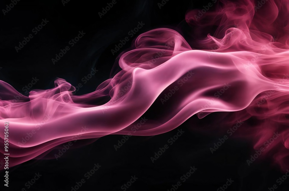 Abstract purple background with smoke. Pink smoke on black. Abstract pink smoke on black background. Flowing air humidifier swirl in atmospheric image. Soft smoke pink cloudy texture background Abstract purple background with smoke. Pink smoke on black. Abstract pink smoke on black background. Flowing air humidifier swirl in atmospheric image. Soft smoke pink cloudy texture background