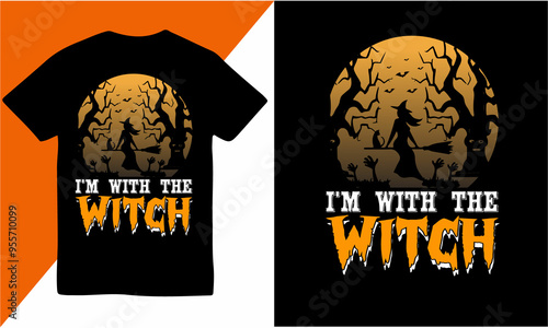 Custom halloween t-shirt vector design