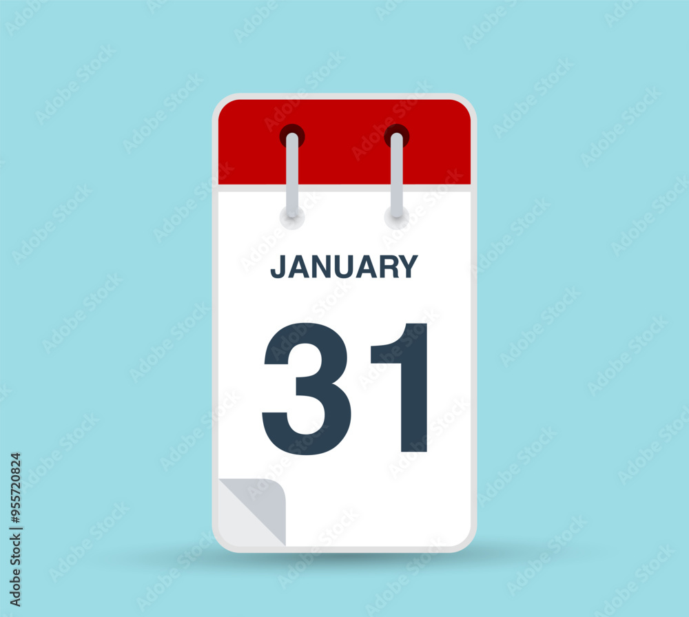 January 31 calendar leaf January 31 calendar leaf