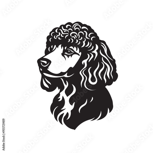 Chic Parisian in cartoon, doodle style . Image for t-shirt, web, mobile apps and ui. Isolated 2d vector illustration in logo, icon, sketch style, Eps 10, black and white. AI Generative