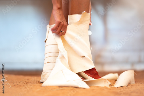 Konstfotografi navajo moccasins