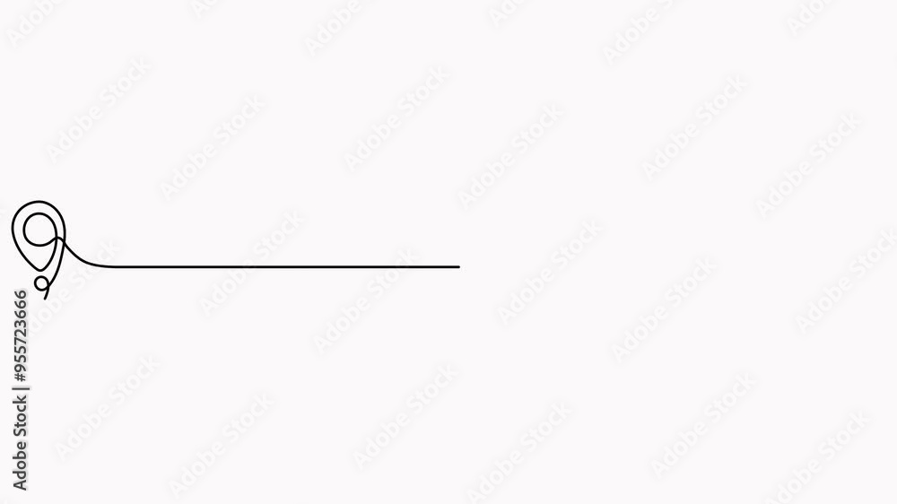 Location pointer continuous one line drawing animated video. GPS navigation line route mark animation. Location pointer continuous one line drawing animated video. GPS navigation line route mark animation.