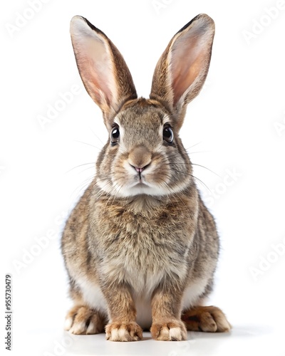 rabbit white background