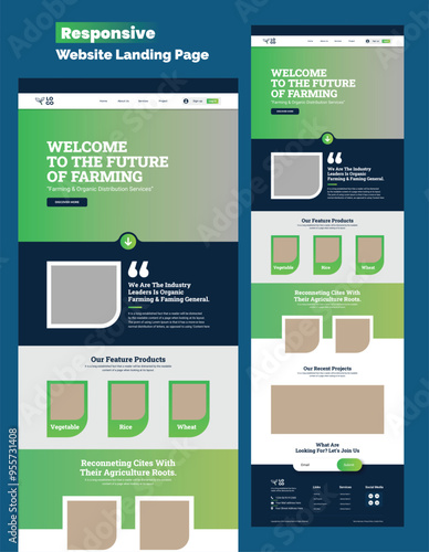 a website page for a website called welcome to farm
