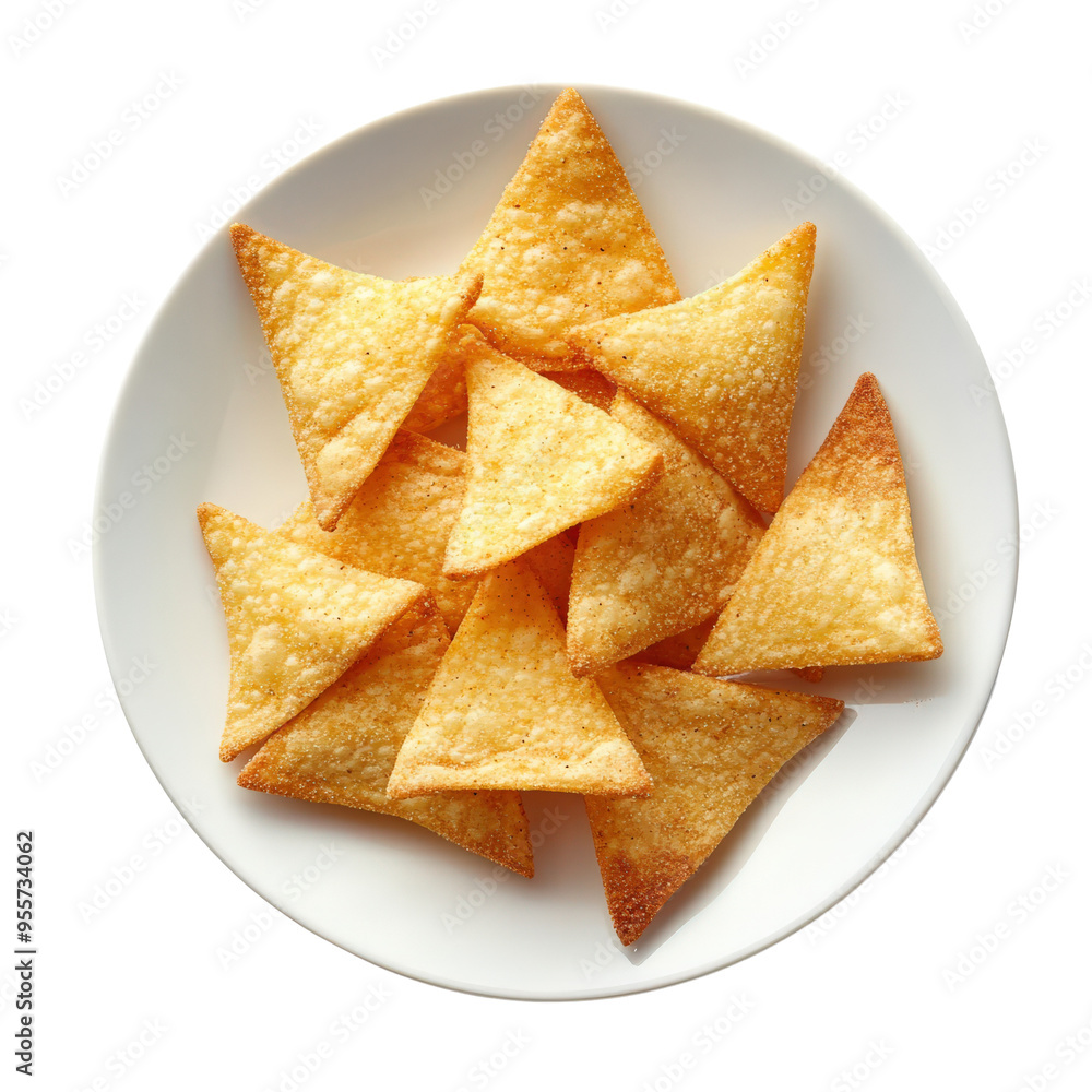 A plate of golden tortilla chips, perfectly crispy and ready to enjoy as a snack or appetizer. Ideal for food presentations and culinary projects. A plate of golden tortilla chips, perfectly crispy and ready to enjoy as a snack or appetizer. Ideal for food presentations and culinary projects.