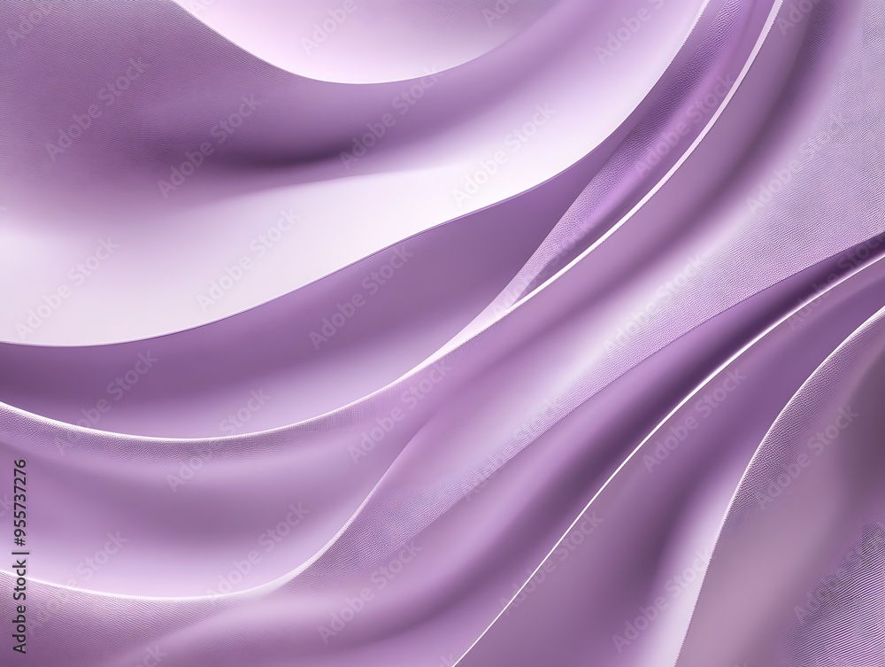 Fototapeta premium Abstract Purple Fabric Waves
