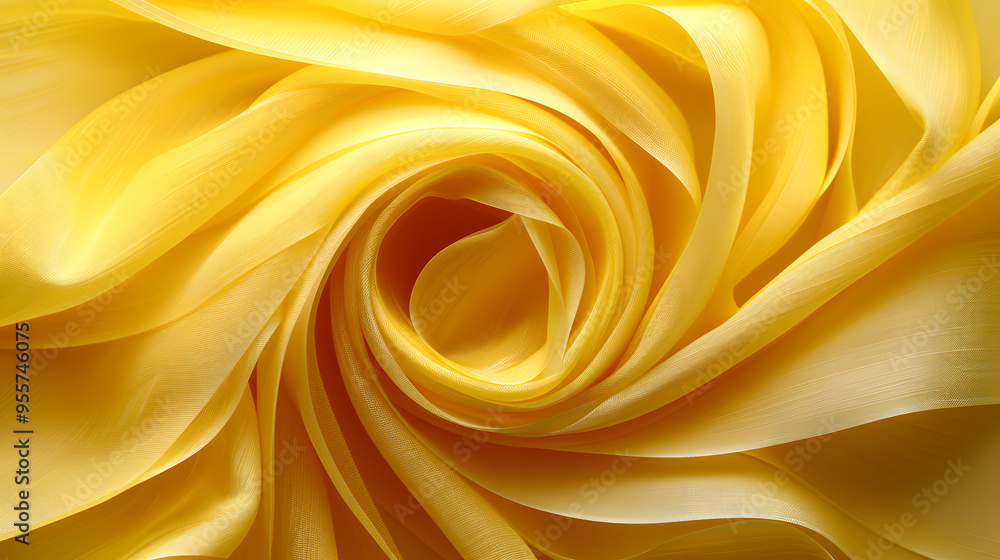 Full frame background of bright abstract yellow curved layers Full frame background of bright abstract yellow curved layers