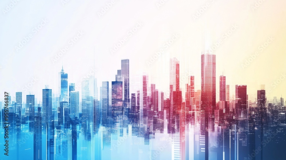 Vibrant Cityscape Vibrant Cityscape