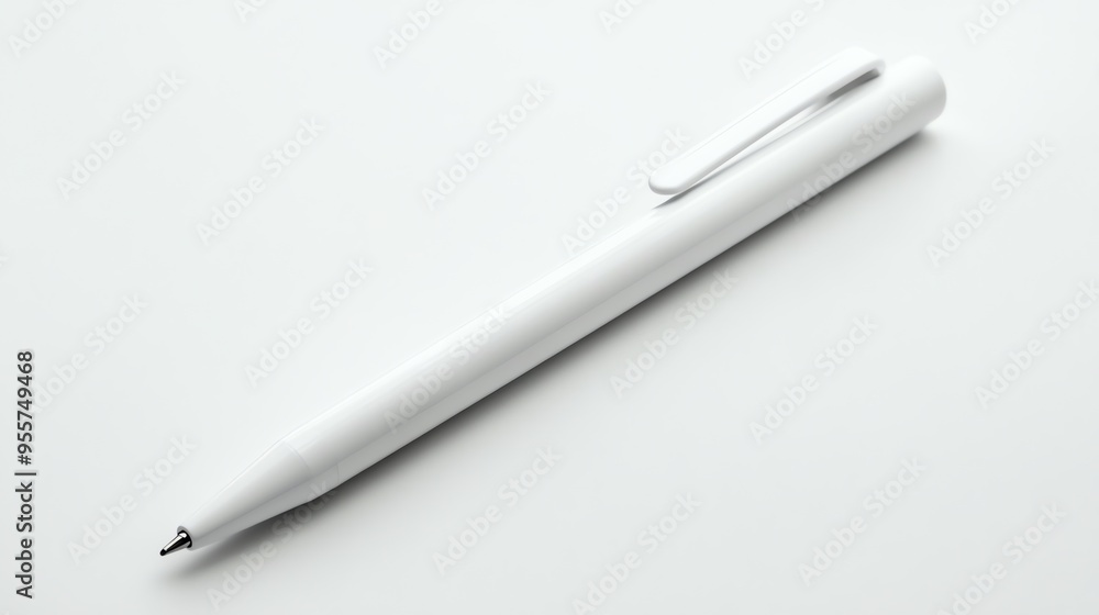 White Pen on White Background White Pen on White Background