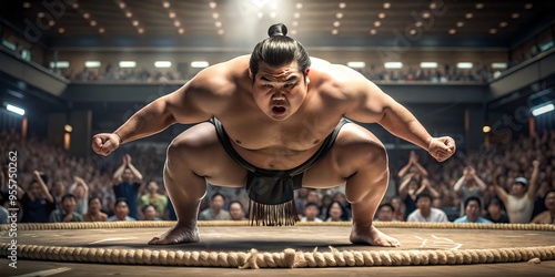 a japanese sumo fighter photo