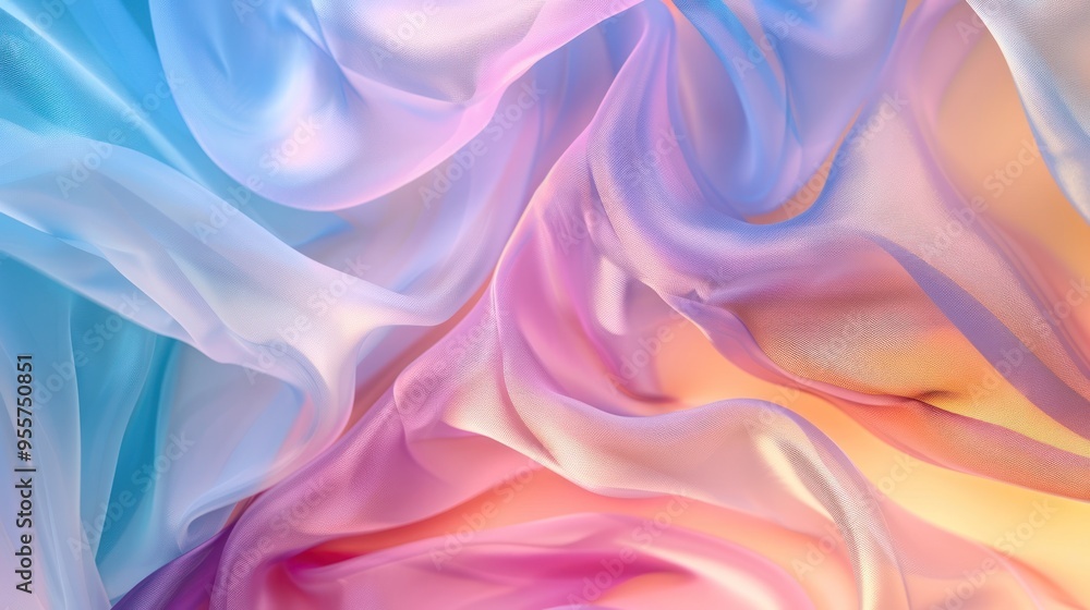 Obraz premium Abstract Background of Delicate Pastel Fabric