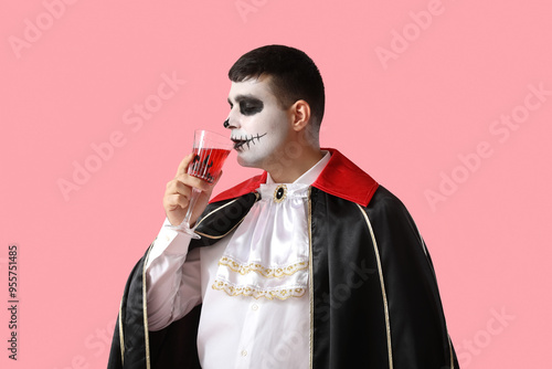 Young man dressed for Hallo...