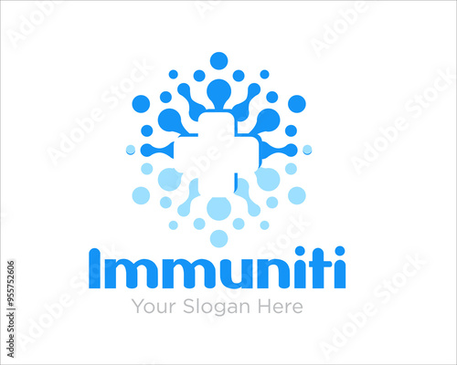 cross health immunity logo designs to protect your health