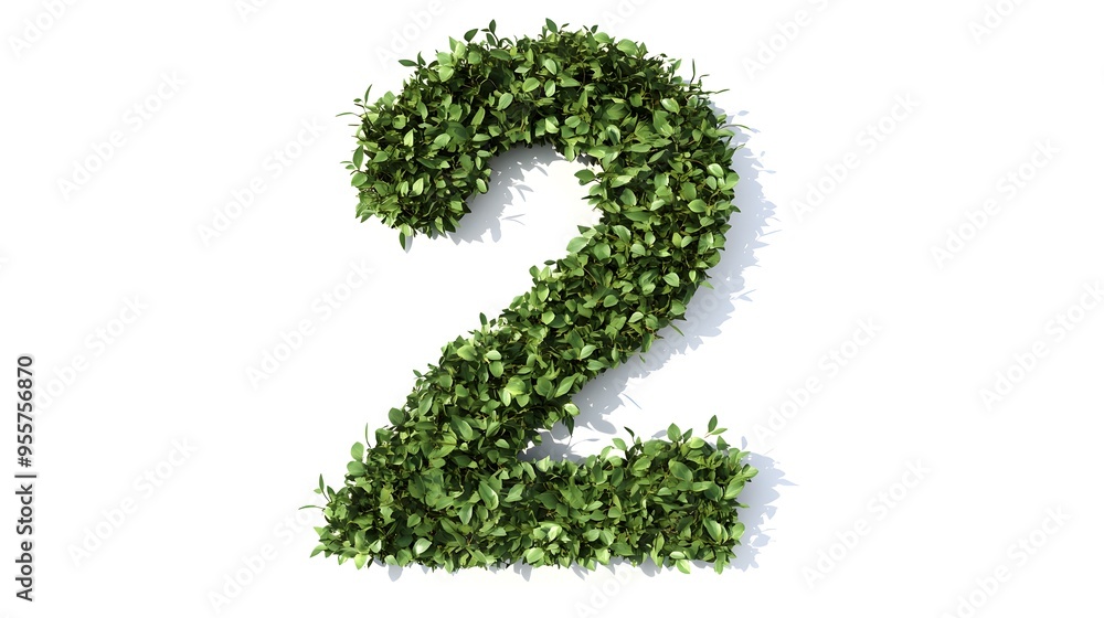 Photorealistic Number Photorealistic Number