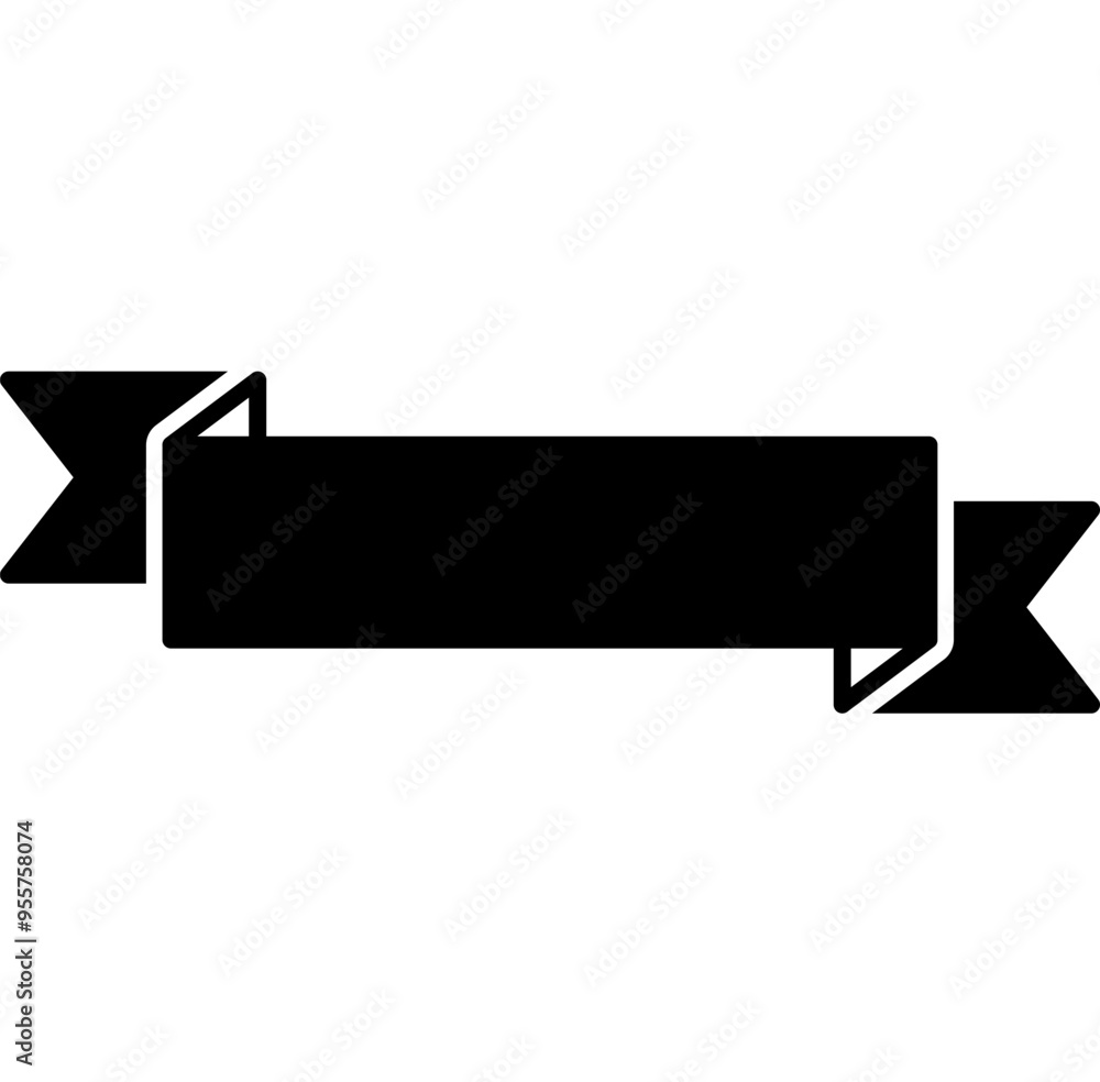 Fototapeta premium Ribbon Banner Decoration