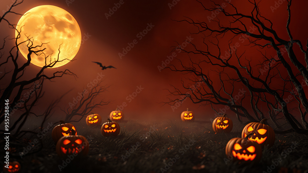 halloween background with pumpkin halloween background with pumpkin