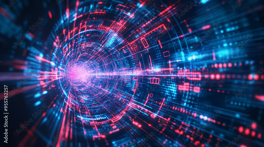 abstract background with code abstract background with code