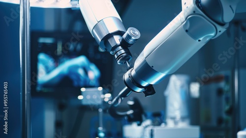 Wallpaper Mural Robotic Arm in an Operating Room Torontodigital.ca