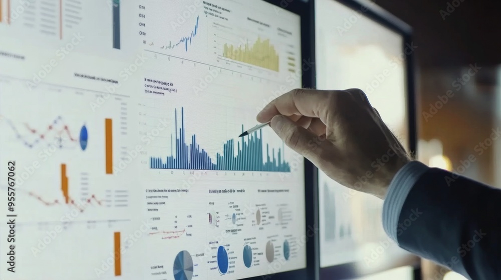 Analyzing Data Trends on Digital Screens Analyzing Data Trends on Digital Screens