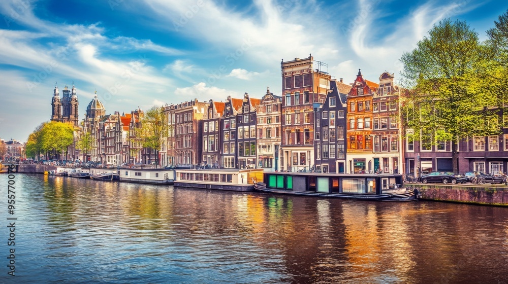 Stunning Amsterdam Canal View Stunning Amsterdam Canal View