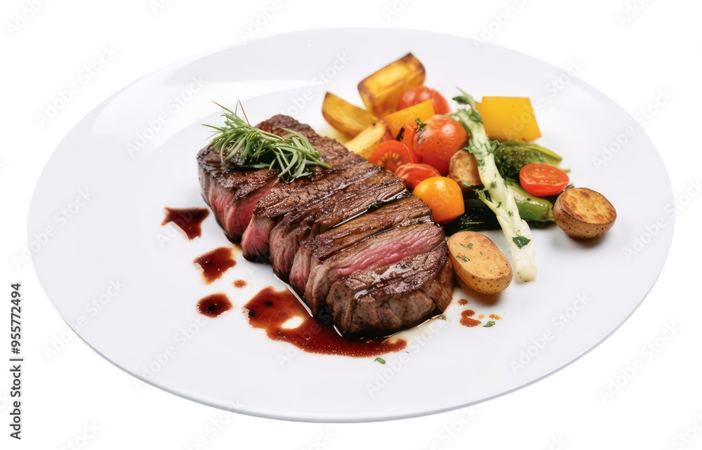 PNG A beef steak plate table meat. PNG A beef steak plate table meat.