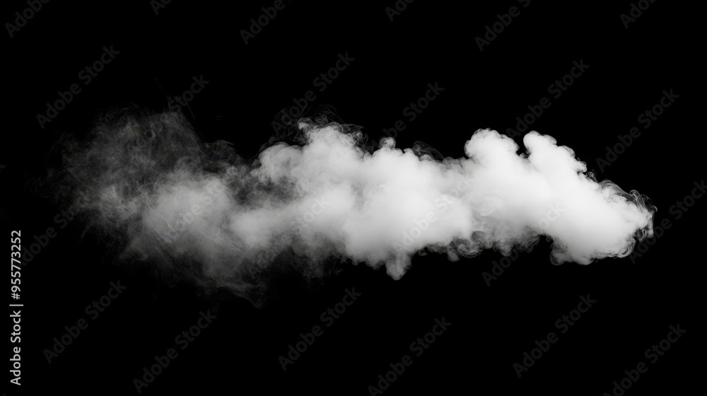 White smoke on black background. Fog texture White smoke on black background. Fog texture