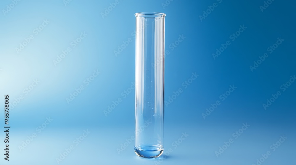 Blank chemistry test tube glass. Chemistry lab glassware Blank chemistry test tube glass. Chemistry lab glassware
