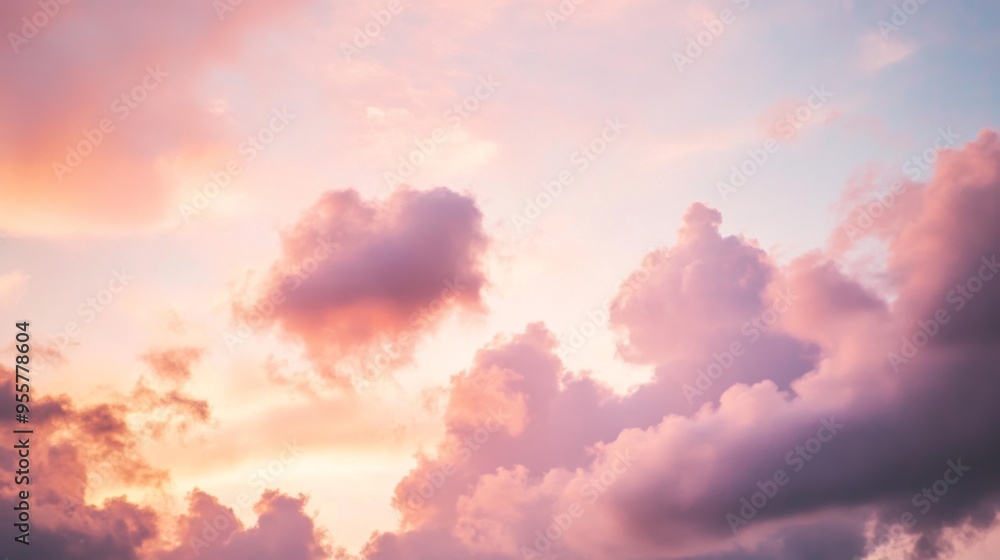 Fototapeta premium Serene Sunset Sky