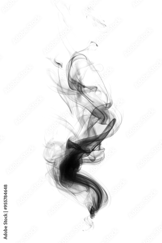 Fototapeta premium PNG Smoke backgrounds white white background.