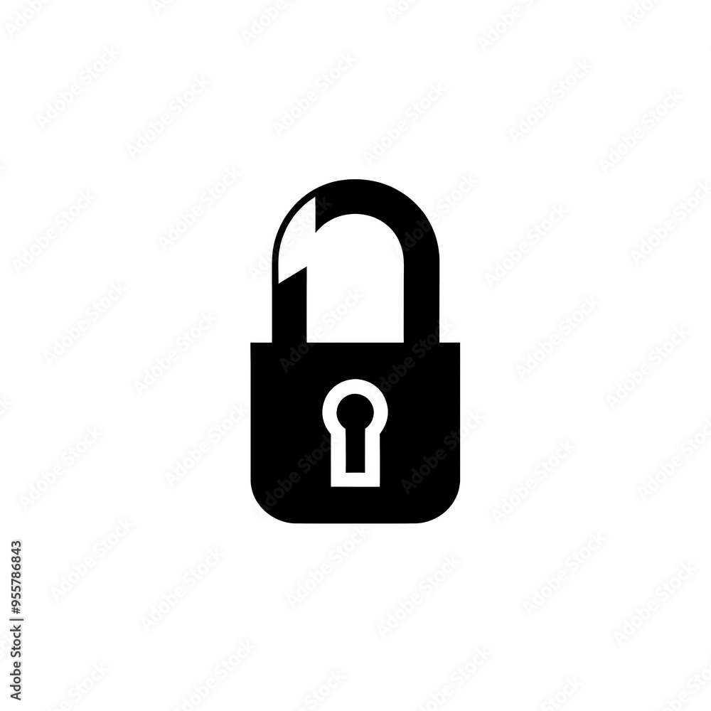 Lock Icon Minimal, Simple Logo Lock Lock Icon Minimal, Simple Logo Lock