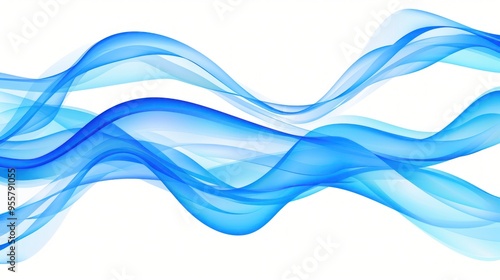 Abstract Blue Waves